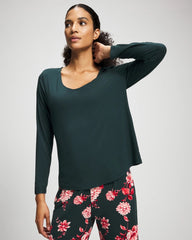 GREEN JOLIE - Classic Long Sleeve Pajama Top