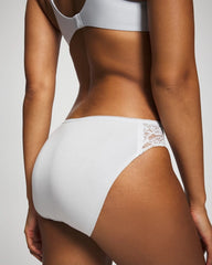 PLEIN AIR - Cotton Blend Hipster Panty with Lace