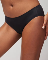 BLACK - Soft Stretch Hipster Panty