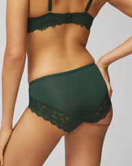 LUSH EMERALD - Hipster Panty with Enchanting Lace