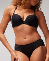 BLACK - Hipster Panty with Enchanting Lace