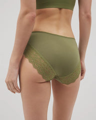 VETIVER GREEN - Lace Hipster