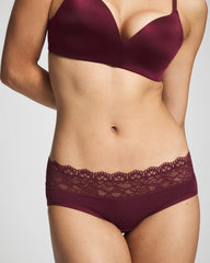 VELVET PLUM - Hipster Panty with Enchanting Lace