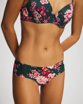 COTTAGE FLORAL MINI GREEN - Cheeky Hipster Panty
