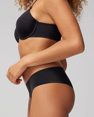 BLACK - Cheeky Hipster Panty