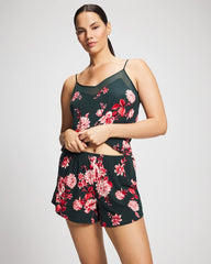 COTTAGE FLORAL GREEN - Pajama Short