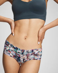 PETAL MOSAIC MINI PETROL - Hipster Panty