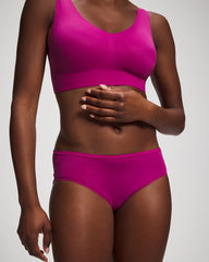 MAGENTA ORCHID - Lace Back Hipster Panty