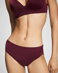 VELVET PLUM - Lace Back Hipster Panty