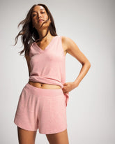 CAMEO PINK/DUSTY ROSE - CozyLuxe Pajama Short