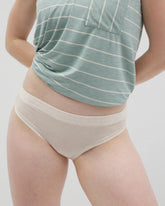 HEATHER ECRU - Cotton Hipster Panty