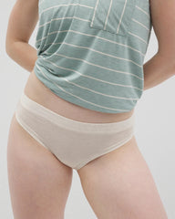 HEATHER ECRU - Cotton Hipster Panty