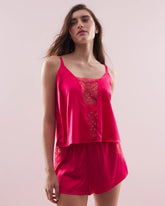 PERFECT PINK - Silk Pajama Cami