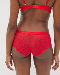 DARE ME RED - Soma Hipster Panty with Lace