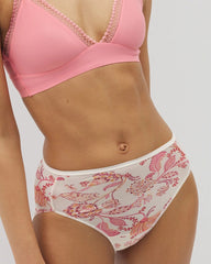 STITCH PAISLEY M CHAMP - Edge High-Leg Panty