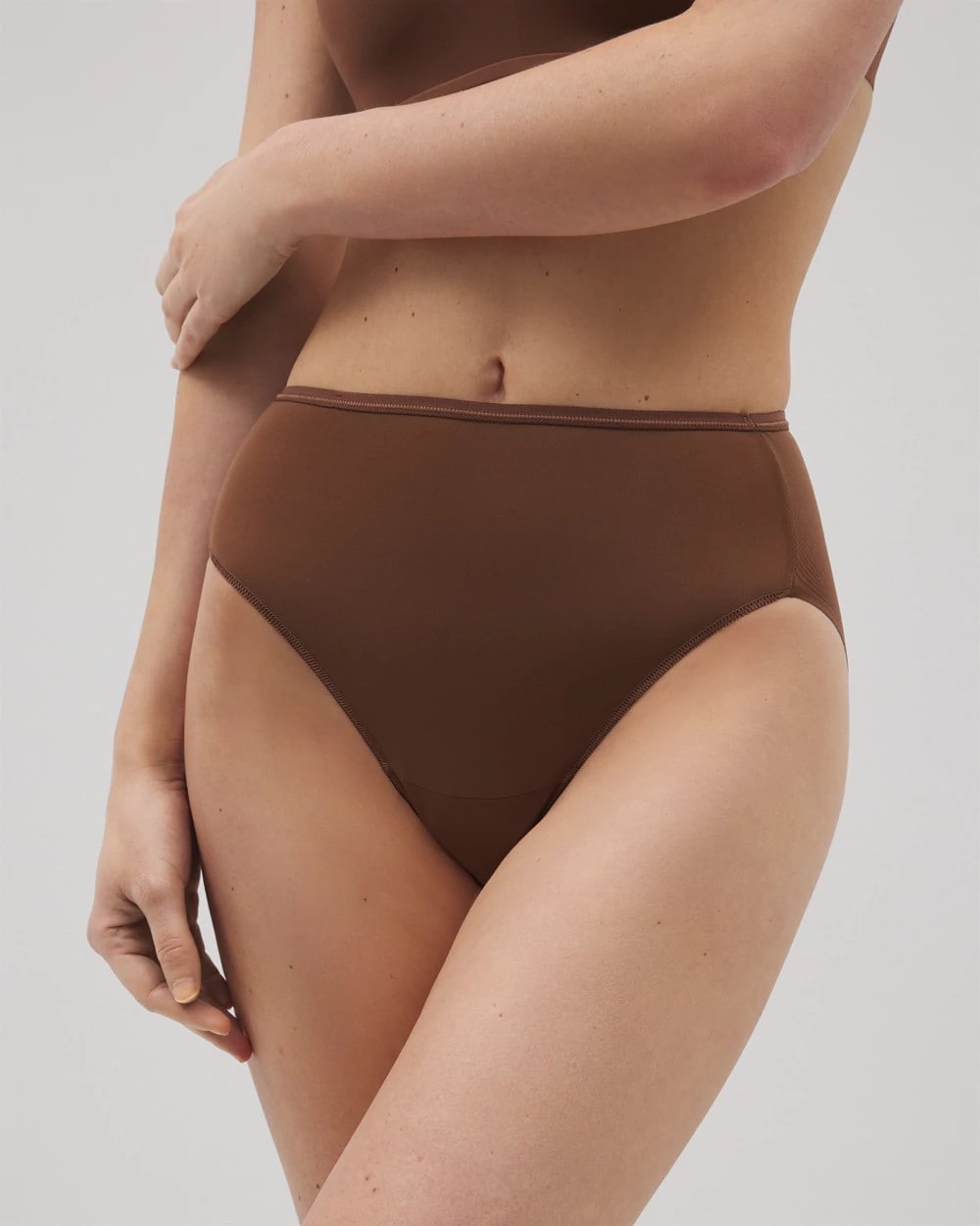 CINNAMON LATTE - Edge High-Leg Panty