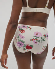 RHAPSODY FLORA M SUGAR - Edge High-Leg Panty with Lace