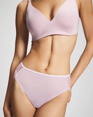 VINTAGE LILAC - Lace Back High-Leg Panty