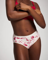 ENCHANTED TOILE CHAMPAGNE - Cotton High-Leg Panty