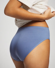 SUNDOWN BLUE - Soft Stretch High Leg Panty