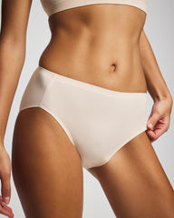 PALE SAND - Soft Stretch High Leg Panty