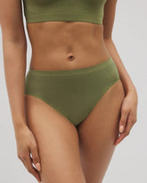 VETIVER GREEN - High-Leg Panty