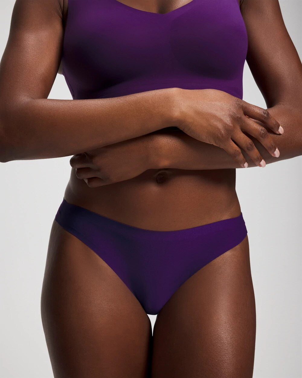 MAJESTIC PURPLE - Soft Stretch Thong Panty