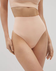PEACH PARFAIT - Tummy High-Waist Thong Panty