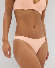 PEACH PARFAIT - Seamless Rib Thong Panty