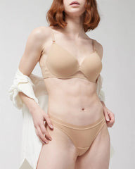 WARM AMBER - Cotton Thong Panty