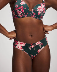 COTTAGE FLORAL MINI GREEN - Thong Panty