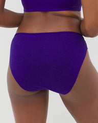 PASSIONFLOWER - Cotton Blend Bikini Panty with Lace