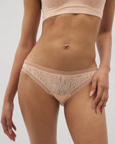 PEACH PARFAIT - Soma Bikini Panty with Stretch Lace