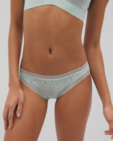 HARBOR GREEN - Soma Bikini Panty with Stretch Lace