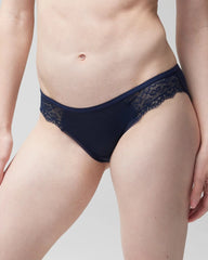 NIGHTFALL NAVY - Bikini Panty with Enchanting Lace