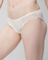 IVORY - Bikini Panty with Enchanting Lace