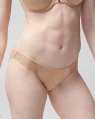 WARM AMBER - Bikini Panty with Enchanting Lace