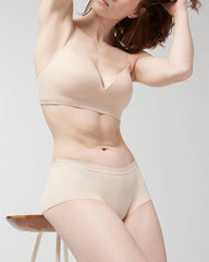 PALE SAND - Cotton Boyshort Panty