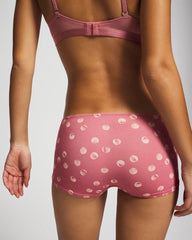 WATER SPOTS ANTIQUE PINK - Lace Boyshort Panty
