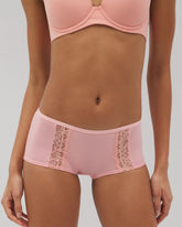 PALOMA GLOW - Boyshort Panty with Enchanting Lace