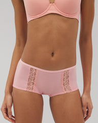PALOMA GLOW - Boyshort Panty with Enchanting Lace