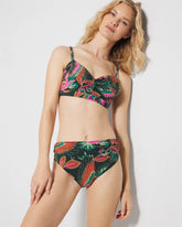 PARROT-ISE LUSH EMERALD - Covertible Bikini Bottom