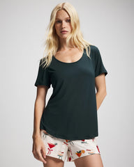 MERRY MIXES CHAMP - Packaged Short-Sleeve Short Pajama Set