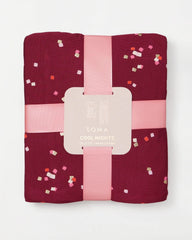 SCATTERED SQUARES VP/FOIL - Packaged Short-Sleeve Pant Pajama Set