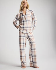 PRISM PLAID GRAY - Long Sleeve Pajama Set