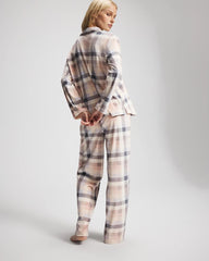 PRISM PLAID GRAY - Long Sleeve Pajama Set