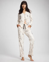 FIZZ THE SEASON FOIL - Ankle Pajama Pant