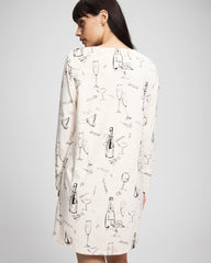 FIZZ THE SEASON FOIL - Long-Sleeve Sleepshirt