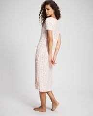 COQUETTE VALENTINE CHAMP - Short Sleeve Long Sleepshirt