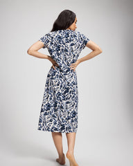 LOVELIEST LEOPARD PARCH M - Short Sleeve Long Sleepshirt